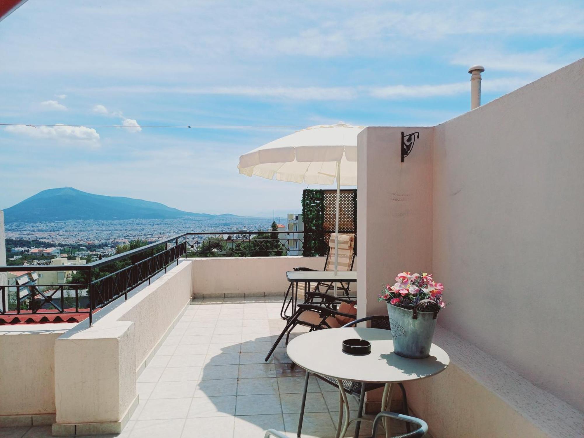 Cozy Loft 360O View Of Athens Apartment Ruang foto